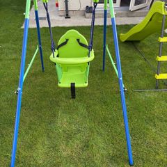Folding baby swing