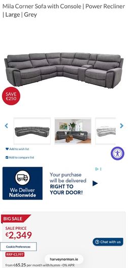 Harvey Norman Mila Corner sofa