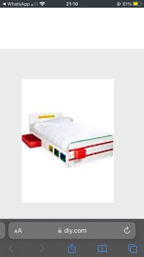 LEGO style Childs Bed Frame by Room 2 Build