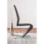 New Chowchilla Upholstered Cantilever Chair (Set of 2) Image 4