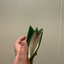Oroton Margot Mini 10 Credit card zip wallet women green vintage Image 5