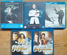 5 James Bond Movies On Blu-ray