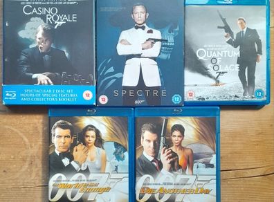 5 James Bond Movies On Blu-ray