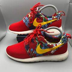 Nike Roshe Run Aloha Hawaiian Print Red Sail 599432-674 Shoes Womens UK 5 EU38.5