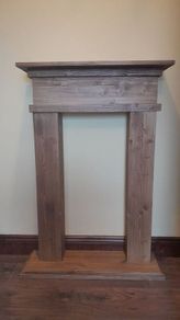 Fireplace surround brown