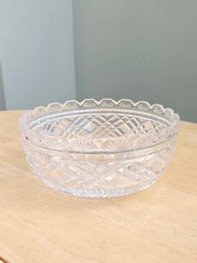Vintage Waterford Crystal Castle Fruit Bowl