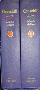 Folio Society - Churchill - A Life by Martin Gilbert Vol I & II in Slipcase