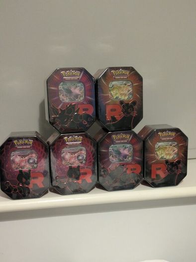 Pokemon Team Rocket Tins (6)