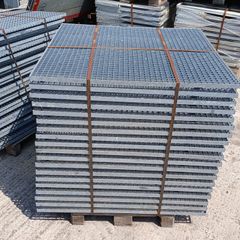Galvanised Steel Walkway Flow Forge Grates / Panels