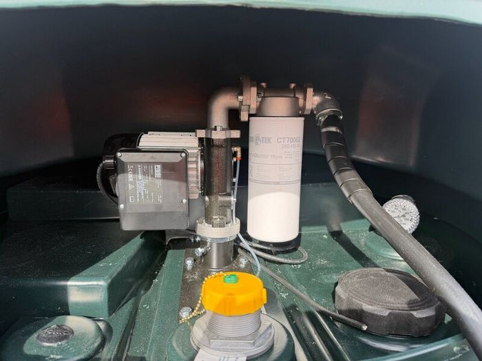Bund diesel tank