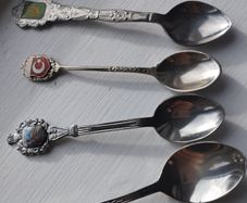 A lot of vintage spoons.