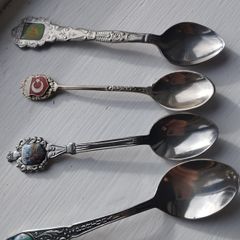 A lot of vintage spoons.