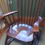 Dutch Oak Rocking Chair with Cushions Image 8