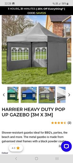 Luxury Harriet gazebo
