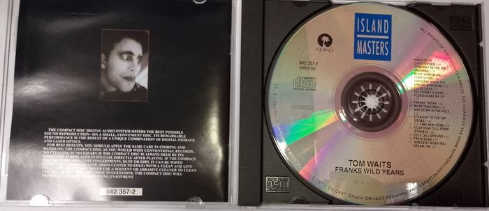 Tom Waits - Franks Wild Years CD (1987) Early 90's Island Masters Reissue Blues Rock EX+
