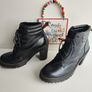 Dr Martens Persephone black leather chunky heel platform boots UK6.5 EU40 US8.5 Image 5