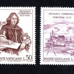 1973 Vatican City 5th centenary of the birth of Copernicus Commemorative Stamps Mint Never Hinged (MNH)