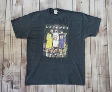 Basketball Legends Friends TV Show Men's T-Shirt Size XL