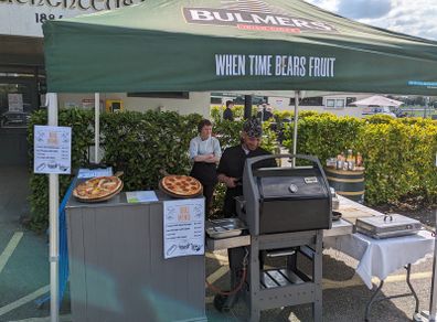 Beer Garden - Bulmers wind breakers & Canopies