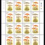 2008 Ireland Fauna & Flora: Fungi Commemorative Stamp Sheetlet Plate 1B1B1B1B1B Mint Never Hinged (MNH) Image 2