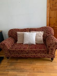Traditional Two-Seater Sofa Couch