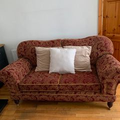 Traditional Two-Seater Sofa Couch