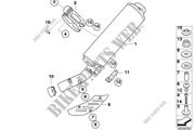 BMW K25 R1200GS AC end can muffler exhaust