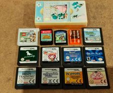Ds, 3ds, switch and vita games