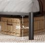Single metal bed frame compact Image 2