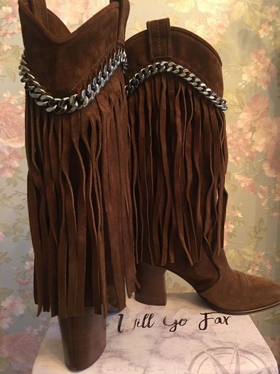 Casadei suede boots. New. US10.