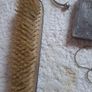 Edwardian silver hallmarked clothes brush. Image 3