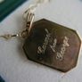 Vintage 9ct Yellow Gold 10Ct 417 Pendant and 9Ct 375 Necklace Sacred Heart Jesus Christ Pendant Necklace, Catholic Jewelry Gift, Religious Gift 4.4g Image 5