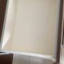 Modern Cream Walnut Brown sideboard unit cabinet Image 2