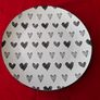 18-piece heart pattern dinner set Image 2