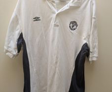 2000/02 Manchester United Umbro Polo Shirt Vodafone large