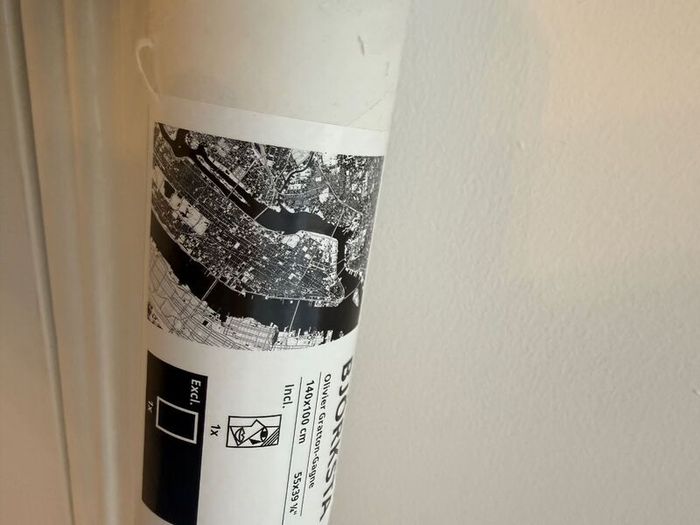 Ikea Bjorksta New York Black and White Canvas Picture