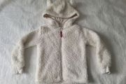 M&amp;S Teddy zip-up hoodie, size: 5-6 years