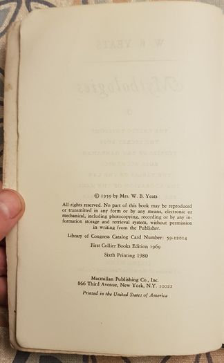Mythologies by William Butler Yeats