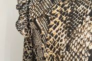 Snake print top