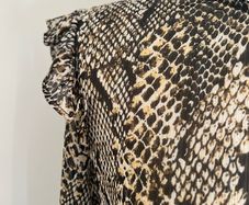 Snake print top