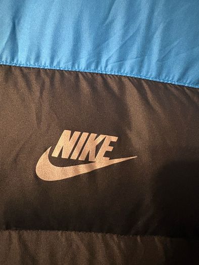 Nike black and blue mens jacket