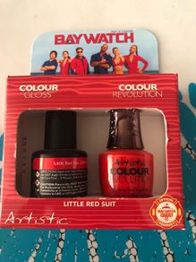 Nail varnish soak off LED/UV and reactive lacquer BNIB Red