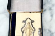 Antique little prayer book with authentic ivory cover