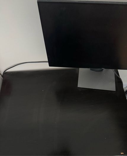 Desk and 2x monitors