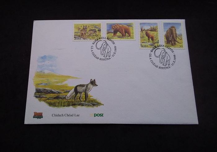 Ireland Stamps : Extinct Irish Animals , First Day Cover - 1999