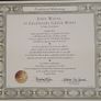 Franklin Mint Limited Edition John Wayne Decorative Plate Image 3