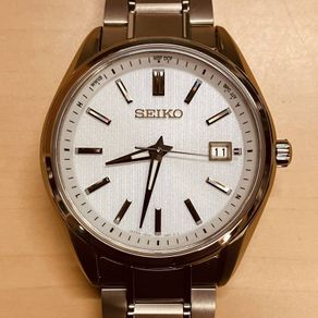 Seiko SBTM337 JDM Titanium Solar Radio-Controlled Watch - Full Set