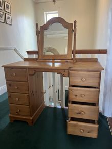 Desk/Dressing table Solid Pine