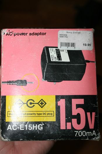 Sony AC-E15HG charger