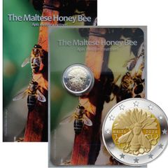 Malta 2 Euro Base Metals Brilliant Uncirculated Coin 2024 - Indigenous Breeds Maltese Honey Bee